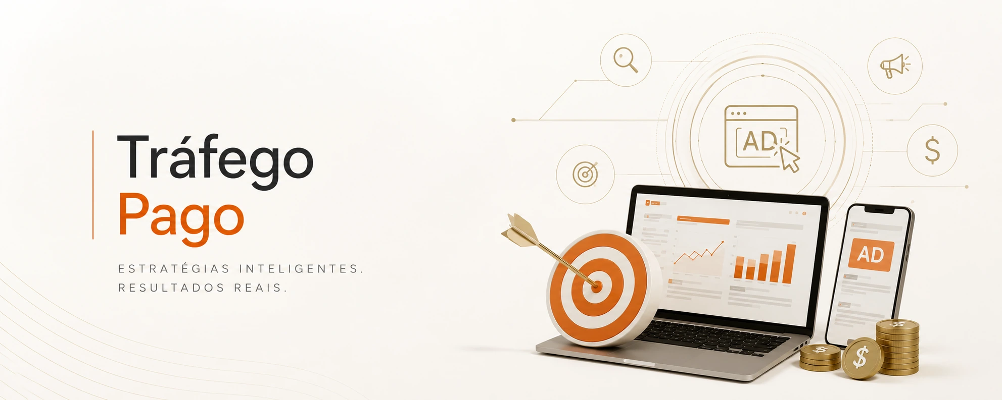 Tráfego Pago — gestão de campanhas no Google Ads e Meta Ads